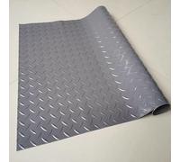 Tappetino in gomma resistente, antiscivolo, impermeabile, per interni ed esterni, ideale per garage, palestra, furgoni, capannoni, facile da tagliare, 1,2 x 1 m