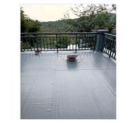 Tappetino in gomma resistente per esterni per patio e balcone, impermeabile, con piastra diamantata, disponibile in rotoli da 0,6 m a 9,1 m, spessore 3 mm