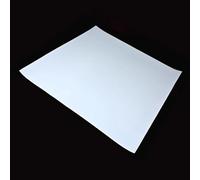 Tappetino in gomma siliconica traslucida da 1 pezzo, guarnizione in silicone trasparente bianco 100 x 100 mm, foglio in silicone(6mm)