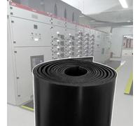 Tappetino In Gomma, Tappeto Gomma Antiscivolo Al Metro, WORK A Rotoli, Copri Pavimento, Per Pavimenti, Copri Pavimento Pedana A Bolle(5mx6mm/196.8x0.23in)