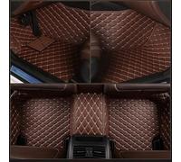 Tappetino In Pelle Per Auto Personalizzato Per VW Per Polo Per Scirocco Per Caddy Per Jetta Nuovo Per Per Golf Per Passat B6 B8 Per Touareg Tapis Sur Tapis Voiture(Caffè)