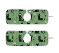 Tappetino in pietra asciutta per lavello da cucina ad asciugatura rapida da appendere confezione da 2 pezzi opaco per lavello da cucina e lavello da bagno 76 cm chic gatti della Cornovaglia verde