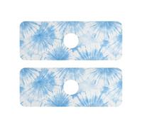 Tappetino in pietra diatomacea da cucina per lavello da cucina protezione per lavello 2 pezzi tappetino per bancone cucina e lavandino da bagno 14 7x5 10,2 cm tie-dye vaniglia blu