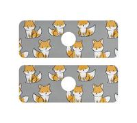 Tappetino in pietra diatomacea per lavello da cucina previene l'umidità, confezione da 2 pezzi, opaco per lavello della cucina, previene l'accumulo di umidità, 37,3 x 13,7 cm, volpe ranch giallo