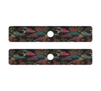 Tappetino in pietra diatomacea per lavello da cucina, protezione per lavello da cucina, 2 tappetini per cucina e bagno, 76 x 12 cm, 10,2 cm, di lusso, con gru e nuvole, oro, nero