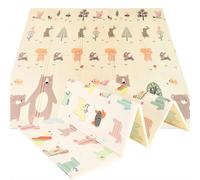 Tappetino in Schiuma Bifacciale Moby-System XXL Pieghevole in Schiuma XPE 1 cm per Bambini, Gioco Educativo, Antiscivolo, Impermeabile