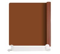 Tappetino in Silicone 70 x 50 cm per Resina Epossidica, Alginato per Calchi, Antiaderente per Artigianato, Resistente al Calore (Marrone)