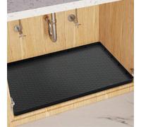 Tappetino in silicone, adatto per cucina e bagno impermeabile, organizzatore per mobili sotto il lavandino e per il suo stoccaggio, protezione per lavandino e armadietti, vassoio sotto il lavandino de