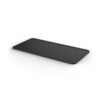 Tappetino in silicone, antiscivolo, bordo sopraelevato, 30x15 cm, nero