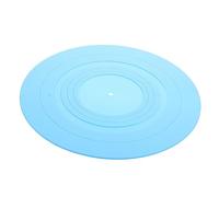 Tappetino in Silicone Blu per Giradischi e Lettore Dischi Vinile | Protezione Antistatica, Mantiene Pulito Supporto, Accessorio per Piatto Girevole