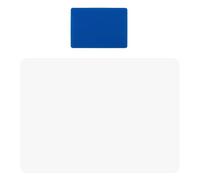 Tappetino in silicone grande, 30 x 40 cm, antiscivolo, resistente al calore, antiaderente, riutilizzabile, per uso alimentare (trasparente, 40 x 30 cm), con 1 guarnizione in silicone blu