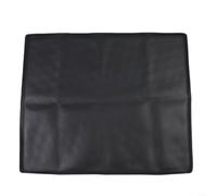 Tappetino in silicone per comodino, a prova di perdite, con bordo rialzato, antiscivolo, portatile, per l'uso sotto i sedili rialzati del WC o le sedie dei comò (60 x 50 cm, nero)