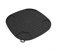 Tappetino in silicone per friggitrice ad aria FN101GY, 25,8 x 25,8 cm, funziona con coperchio e componenti della pentola per supportare attività di cottura regolari (C)