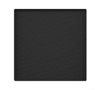 Tappetino in silicone per frigoriferi, design a prova di perdite per evitare fuoriuscite d'acqua sui pavimenti (65 x 60 cm, nero)