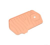 Tappetino in silicone per lavello da cucina con doppia usabilità e drenaggio automatico per proteggere i piani di lavoro dai danni causati dall'acqua (rosa)