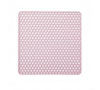 Tappetino in silicone per lavello da cucina, design da 30 cm, per una protezione completa e gestione dell'umidità (rosa)