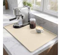 Tappetino in silicone per macchine da caffè di grandi dimensioni, pieghevole e antiscivolo, ideale da posizionare nel lavello della cucina e per asciugare le stoviglie
