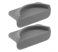 Tappetino in silicone per macchine da caffè espresso, adatto per portafiltro standard da 51 mm, 54 mm, 58 mm, senza scivolo, impugnatura angolare per un processo di pressatura stabile (grigio)