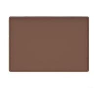 Tappetino in silicone per macchine da espresso, antiscivolo, resistente al calore, per piano di lavoro della cucina, per asciugare i piatti e protezione degli elettrodomestici (marrone)