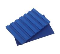 Tappetino in Silicone per Penne da Pressa a Caldo Blu 6 Slot | Superficie Microtesturizzata, Stabilità Migliorata, per Aste Penna e Cilindrici, Studi e Botteghe Artigiane