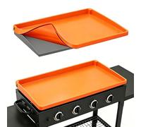 Tappetino in silicone per piastra Blackstone da 91 cm, accessori per piastra Blackstone (arancione) (copertura completa: arancione, 71 cm)