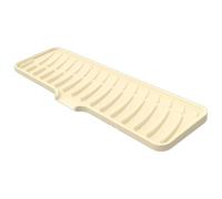 Tappetino in silicone per rubinetto, 42 x 10 x 1,3 cm, accessorio multiuso per lavello, supporto per spugna, strumento compatto, per ristorante, hotel, bar, ufficio, struttura pubblica