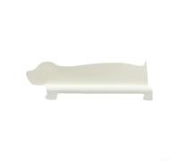 Tappetino in silicone per rubinetto da cucina, paraspruzzi con pendenza di 5°, riutilizzabile, dietro il rubinetto, per protezione dal piano di lavoro, colore grigio (bianco, 220 g)