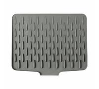 Tappetino in silicone per scolapiatti per bancone della cucina, salva-fuoriuscite, salva-gocciolamento, tappetino isolante per pendio, inclinato, assorbente, senza fuoriuscite, per risparmiare