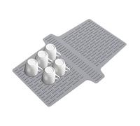 Tappetino in silicone per sella per lavello - 44 x 32 cm, sella per lavello per cucina | Non c'è protezione degli odori diviso per asciugare i in vetro del rubinetto contrariamente al