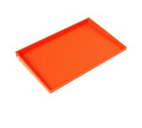 Tappetino in Silicone per Weber Genesis Griddle Insert Piastra BBQ, Tappetino Antiaderente per Grill, Rivestimento Arancione