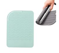 Tappetino in Silicone Resistente Al Calore per L'isolamento Termico di Stoviglie, Arricciacapelli, Piastre per Capelli, Ferri da Stiro e Strumenti per Acconciature, Tappetino Ondulato in(Verde)
