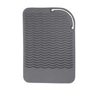 Tappetino in silicone resistente al silicone, tappetino e supporto per strumenti di styling | portatile non slip per piastre e arricciature in ferro, protezione