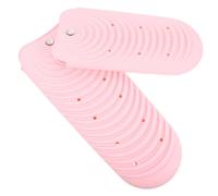 Tappetino in Silicone Termoisolante Pieghevole 2 Pezzi per Piastra | Design Testurizzato Unico, Protegge i Piani e Limita lo Scivolamento, per Tavolo da Toeletta e Salone Colore Casuale