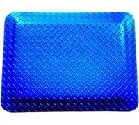 Tappetino in spugna diamantata resistente, industriale, anti-affaticamento, 70 x 170 cm, tappetino ergonomico per il posto di lavoro per comfort e supporto (blu)
