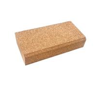 Tappetino in sughero con foro passante 100x50x20mm, pannello in piastrelle di sughero naturale, pannello in sughero antiaderente for strumenti in pelle fai da te fatti a mano