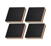 Tappetino in sughero gomma a righe Quiet Space Home Setup misura compatta