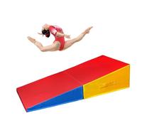Tappetino Inclinato Per Ginnastica, Tappetini Rotanti A Forma Di Cuneo Di Formaggio Con Maniglia Per Il Trasporto E Design Pieghevole Per Fitness A Casa, Allenament(Size:180×90×40（70.9×35.4×15.7in）)