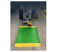 Tappetino Industriale Antifatica Extra Spesso,Antiscivolo tappetino per lavorare in piedi,Linea di Produzione, Magazzino e Postazione di Lavoro(Green-yellow,30x50 cm)