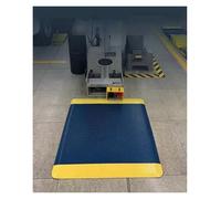 Tappetino Industriale Antifatica Extra Spesso,Antiscivolo tappetino per lavorare in piedi,Linea di Produzione, Magazzino e Postazione di Lavoro(Blue-yellow,90x150 cm)