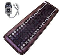 Tappetino Infrarosso Lontano Della Pietra Di Calore Dell'ametista Di Giada Del Termostato Automatico Per Dolore Alla Schiena, Tappetino Riscaldante Della Tormalina,temperatura Regolabile 33-55º C