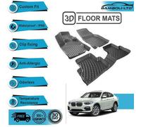 Tappetino interno auto modellato in 3D per BMW X4 SUV 2018-2021 (Nero)