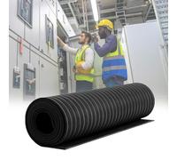 Tappetino isolante in gomma, non conduttivo e ammortizzante, per sicurezza ad alta tensione, tappetino da lavoro antiscivolo per protezione elettrica