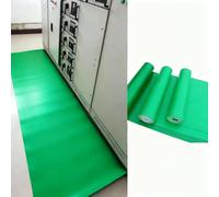 Tappetino Isolante In Gomma Tappetino isolante in gomma per sottostazioni, tappetino resistente all'olio per la distribuzione di energia e lavori pubblica utilità(Green,5mx1.2m (197inx47in))