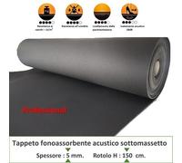 Tappetino Isolante materassino 60 mq. sotto massetto 5 mm. fonoassorbente