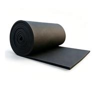 Tappetino isolante per auto, 20 mm, 150 x 30 cm, autoadesivo, impermeabile, in schiuma, per isolamento acustico, assorbimento degli urti, ignifugo, resistente all'umidità
