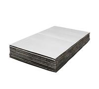 Tappetino isolante per auto, 9/12/18/27 pezzi, 50 cm x 30 cm, tappetino isolante acustico per cofano motore (12 pezzi in fibra di allumina)