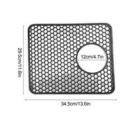Tappetino lavello in silicone multiuso 13,6 x 11,6 pollici funziona come vassoio