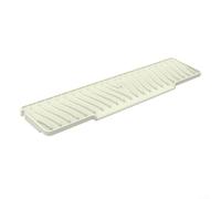 Tappetino Lavello Silicone 17.7in per scivolo Anti-Schizzo Tappetino(Beige)