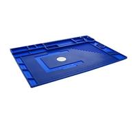 Tappetino Lavoro Isolante in Silicone Blu per Riparazioni Elettroniche
