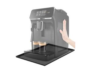 Tappetino macchina caffe 48x29 cm Tappetino silicone bordi Tappeto macchina caffè base caffè vassoio macchina caffe nespresso sotto compatibile con De'Longhi Magnifica, Philips LatteGo, Cecotec
